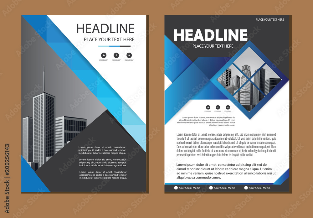 Business abstract vector template. Brochure design, cover modern layout, annual report, poster, flyer in A4