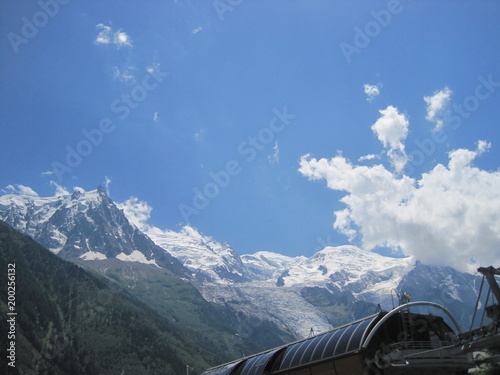 Beautiful scenery of Switzerland - Chamonix Mont Blanc -