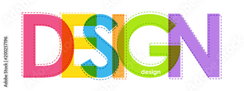 DESIGN concept word