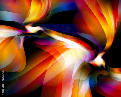 Abstract background composed of simple elements 