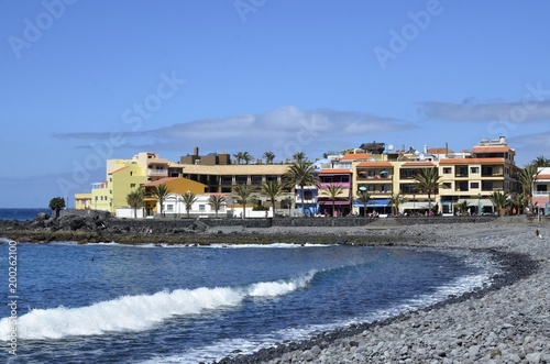 Strand von La Playa im Valle Gran Ray, Gomera photo