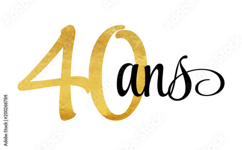 40 ans - signature