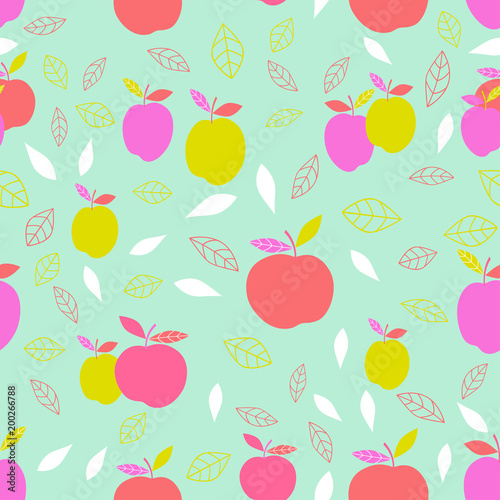 abstract pattern with apple