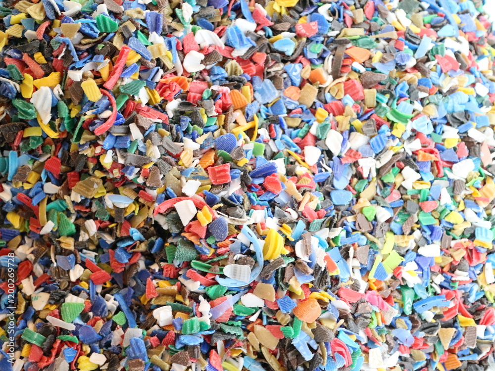 shredded plastic bottles shredded plastic bottles
