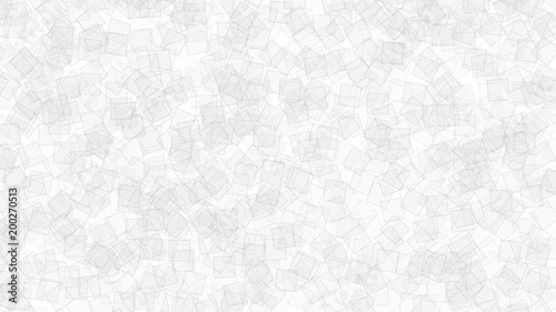 Wallpaper Mural Abstract light background of translucent squares with outlines. Backdrop with randomly distributed geometric shapes in white colors. Torontodigital.ca