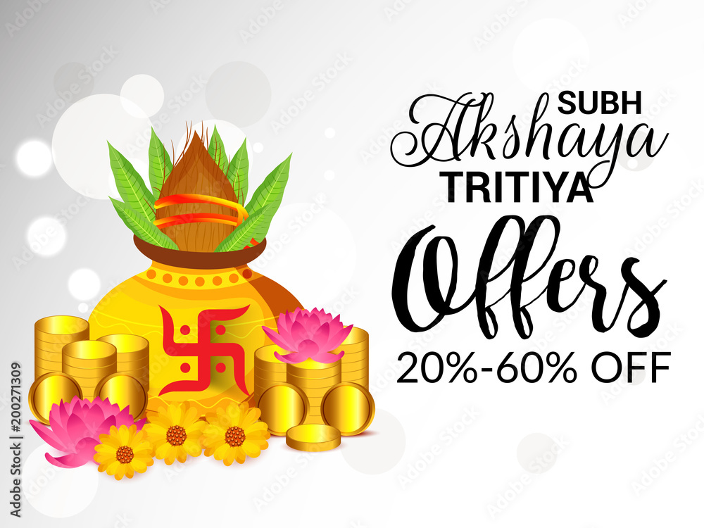 Fototapeta premium Akshaya Tritiya Celebration.