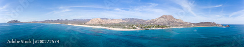 Aerial views from Cabo Pulmo national park  Baja California Sur  Mexico.