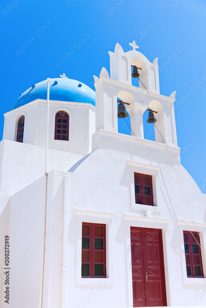 Greek orthodox church on Santorini Island.