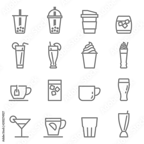 Drinks and Beverages icons