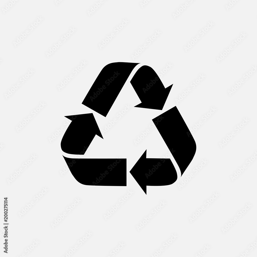 Recycle sign vector Recycle sign vector