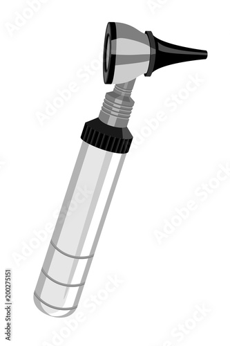 Medical otoscope for ear examination 
