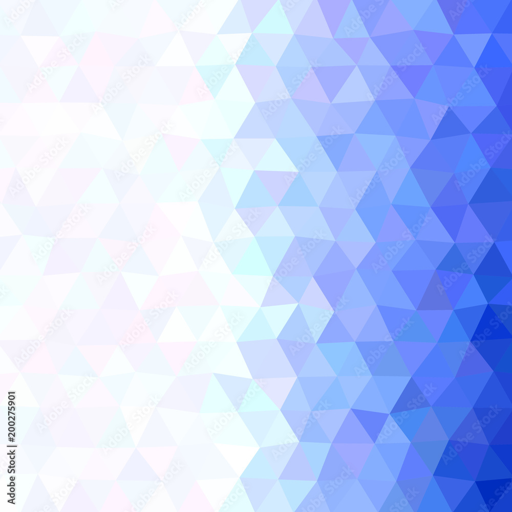 Retro geometrical chaotic regular triangle background - vector illustration
