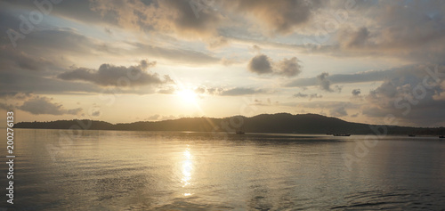 sunrise over tropical island © chriss73
