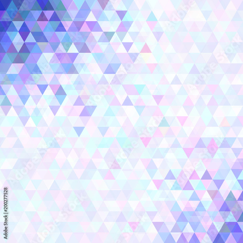 Geometrical abstract triangle background design - vector graphics