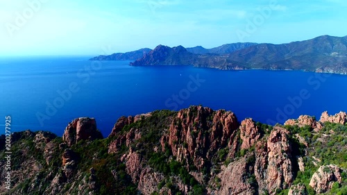 Vol au dessus des Callanques de Piana