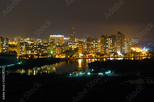 Saigon at night time