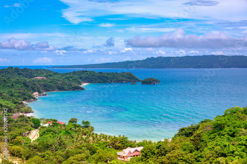 Boracay Island overview from Mount Luho view point in Aklan, Philippines photo