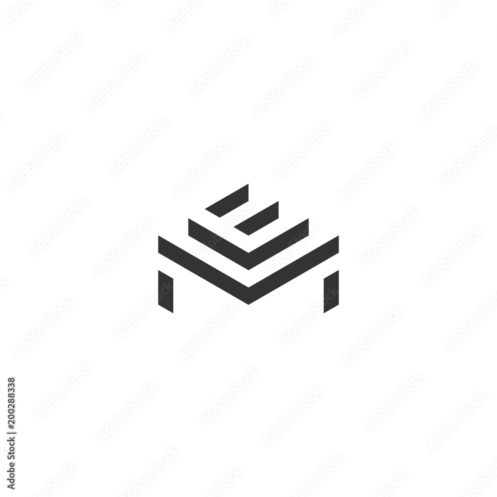 em logo icon monogram em logo icon monogram