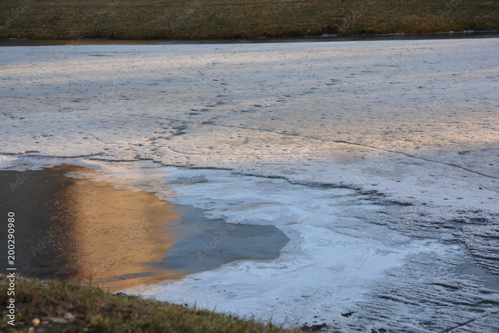 the frozen river
