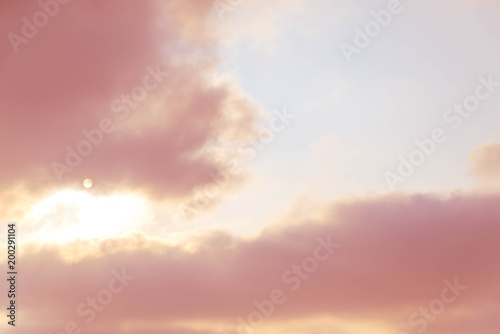 blue sky with white clouds. background. design resources. © phpetrunina14