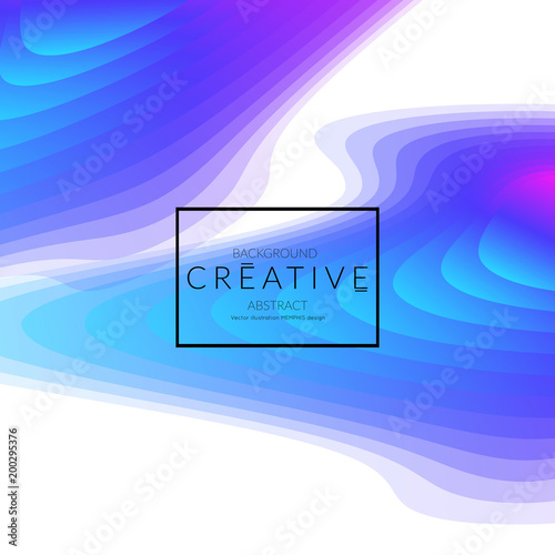 Template with Fluid gradient shape with transparent blend