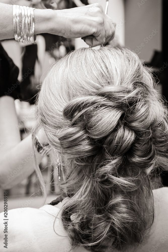 Fototapeta premium Wedding Hairstyle