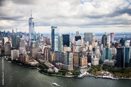 Helicopter View of Manhattan © chrisdonaldsonmedia