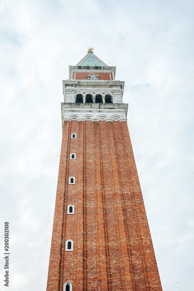 St Mark's Campanile tower in Venice, Italy