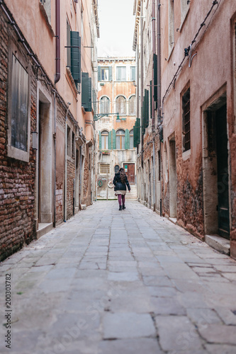 backstreet in Venice  Italy