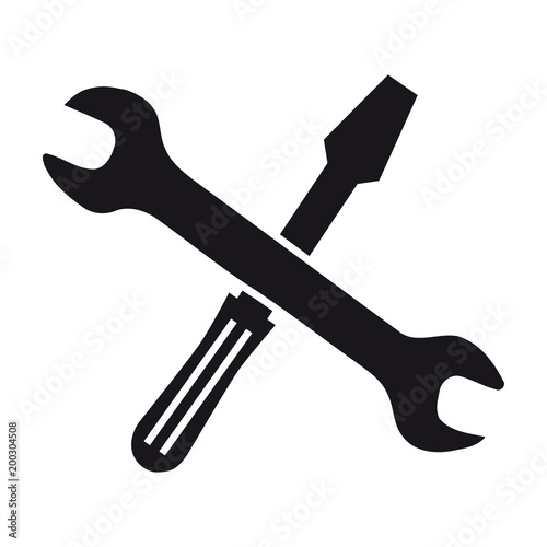 Screwdriver Wrench Tool Set - Vector Icons