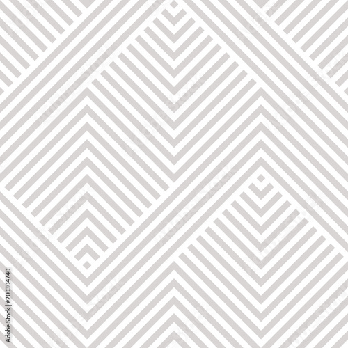3D Fototapete Silber - Fototapete Vector geometric seamless pattern. Modern texture with lines, stripes. Simple abstract geometry graphic design. Subtle minimalist white and gray background. Design for wallpapers, prints, carpet, wrap