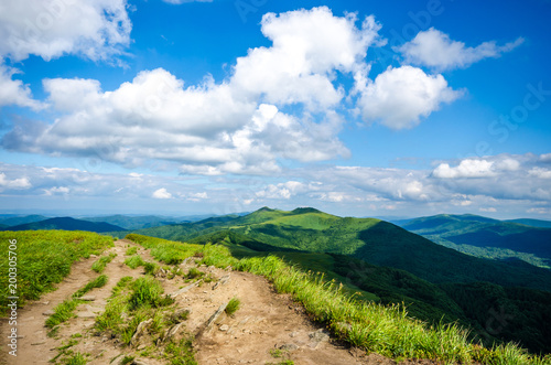 Fototapeta Naklejka Na Ścianę i Meble -  Letnie Bieszczady