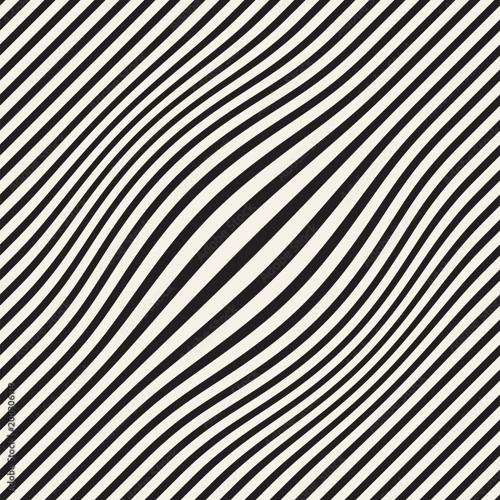Halftone bloat effect optical illusion. Abstract geometric background design. Vector seamless black and white pattern. Halftone bloat effect optical illusion. Abstract geometric background design. Vector seamless black and white pattern.