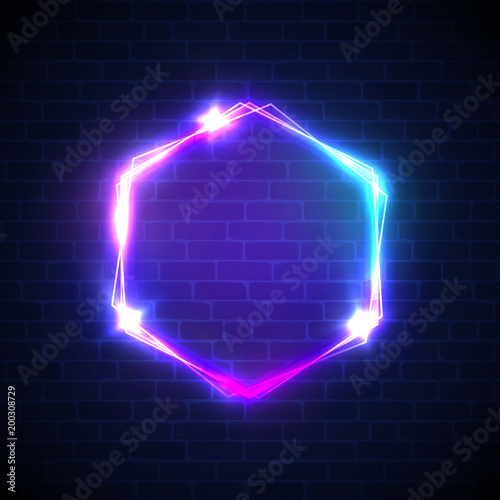 Glowing hexagon lights deals