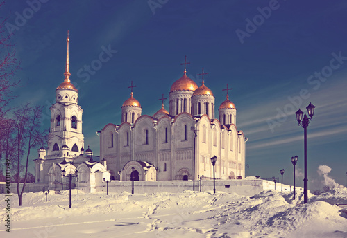 Assumption cathedral at Vladimir in winter