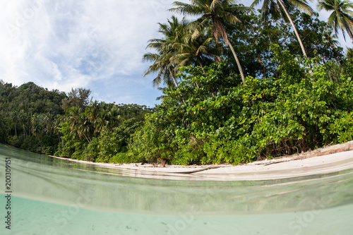Remote Beach in Raja Ampat