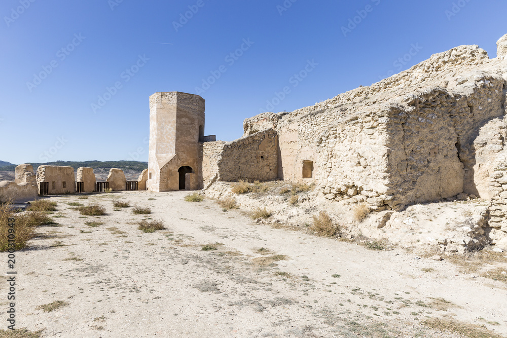 inside the Ayub (main) Castle In the city of Calatayud, Province of Zaragoza, Spain