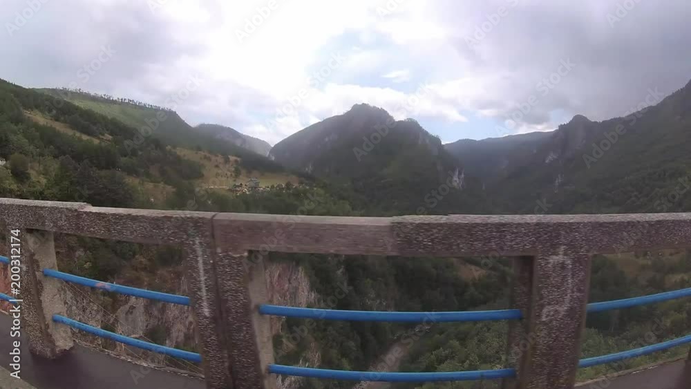 Djurdjevica Tara Bridge is a concrete arch bridge over the Tara River in northern Montenegro Djurdjevica Tara Bridge is a concrete arch bridge over the Tara River in northern Montenegro