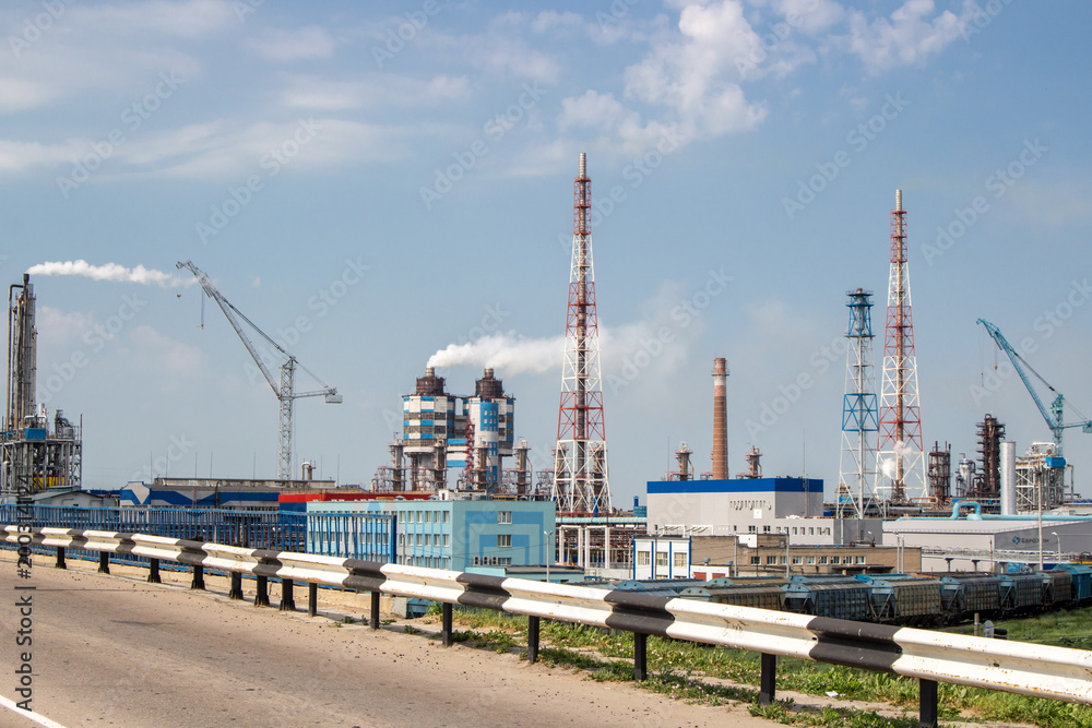 View of chemical plant in Novomoskovsk, Russia
View of chemical plant in Novomoskovsk, Russia