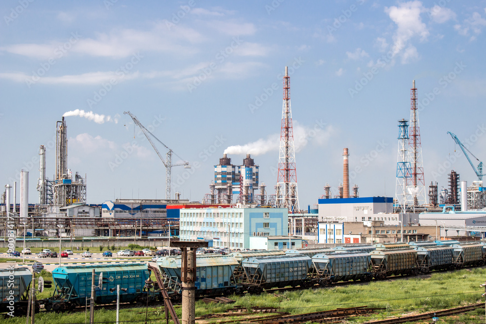 View of chemical plant in Novomoskovsk, Russia
View of chemical plant in Novomoskovsk, Russia