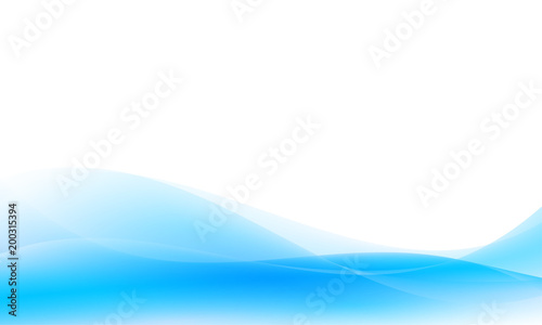 Fototapeta Naklejka Na Ścianę i Meble -  Abstract blue wave wallpaper