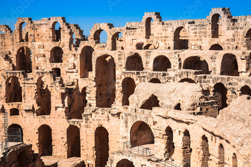 Amphitheater in El Jem, Tunisia
