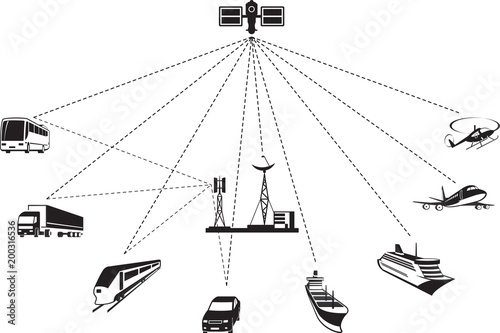 GPS navigation of passenger and freight transport
