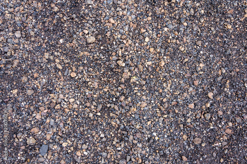 texture of fine gravel photo