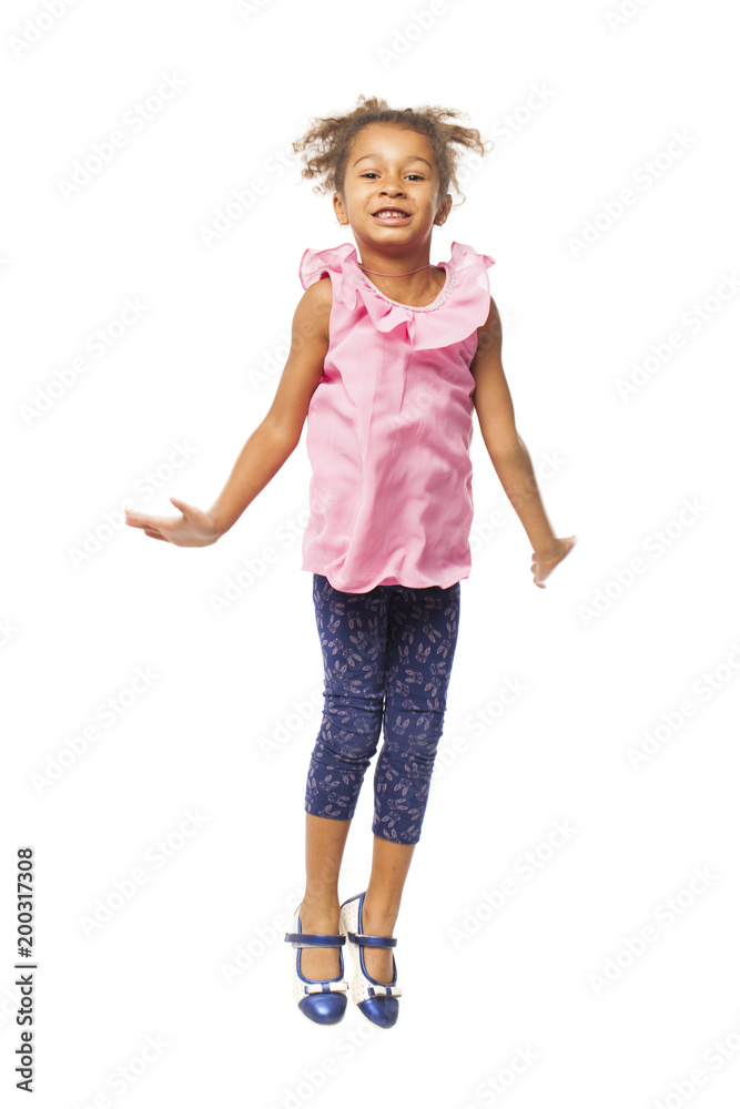 Portrait of pretty African-American little girl Portrait of pretty African-American little girl