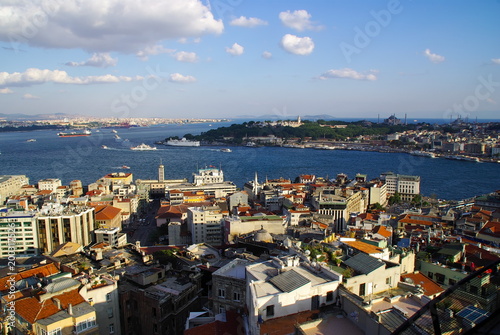 Obraz na płótnie Aerial view of Istanbul w salonie