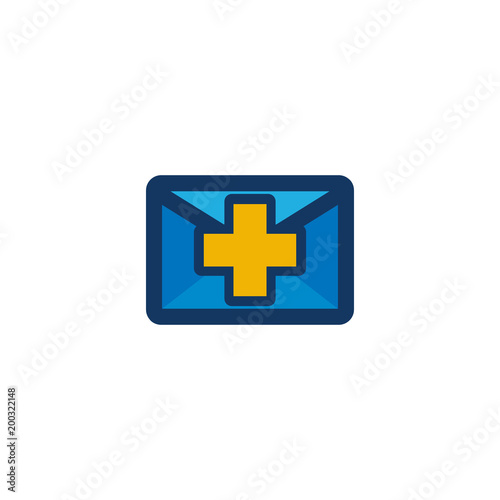 Medical Mail Logo Icon Design