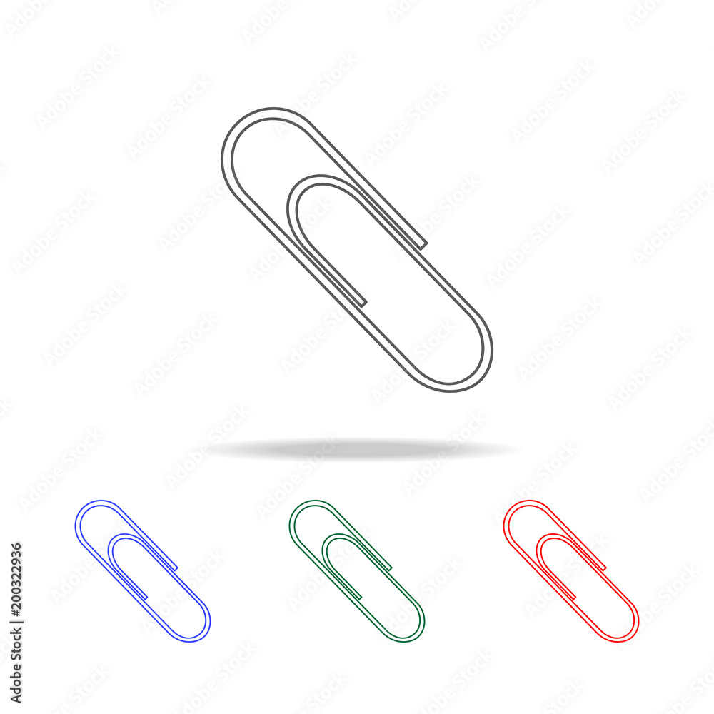 paper clip icon. Elements of education multi colored icons. Premium quality graphic design icon. Simple icon for websites, web design, mobile app, info graphics paper clip icon. Elements of education multi colored icons. Premium quality graphic design icon. Simple icon for websites, web design, mobile app, info graphics