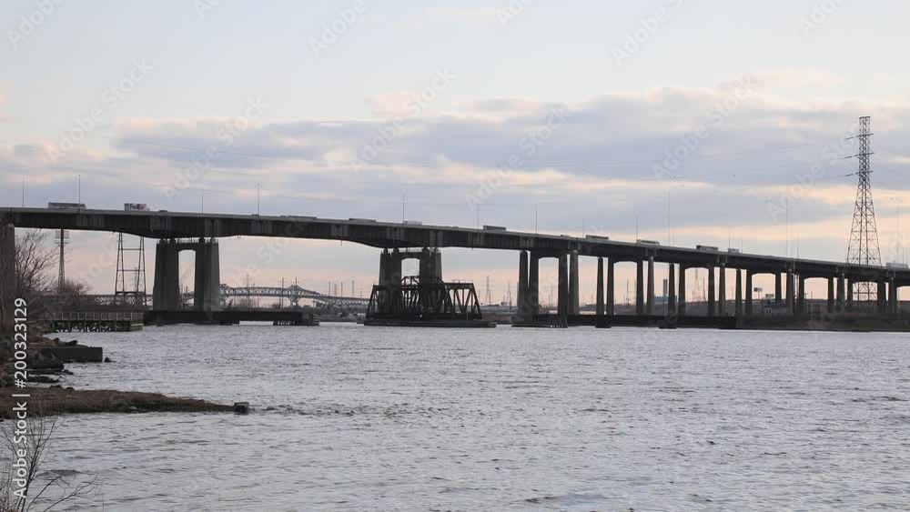 New Jersey Turnpike in the Meadowlands, Secaucus, NJ New Jersey Turnpike in the Meadowlands, Secaucus, NJ