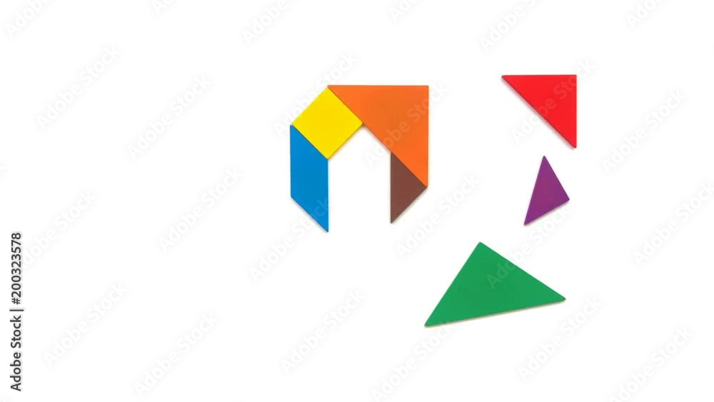 wooden tangram shaped as numbers zero one two three and four on white wooden tangram shaped as numbers zero one two three and four on white